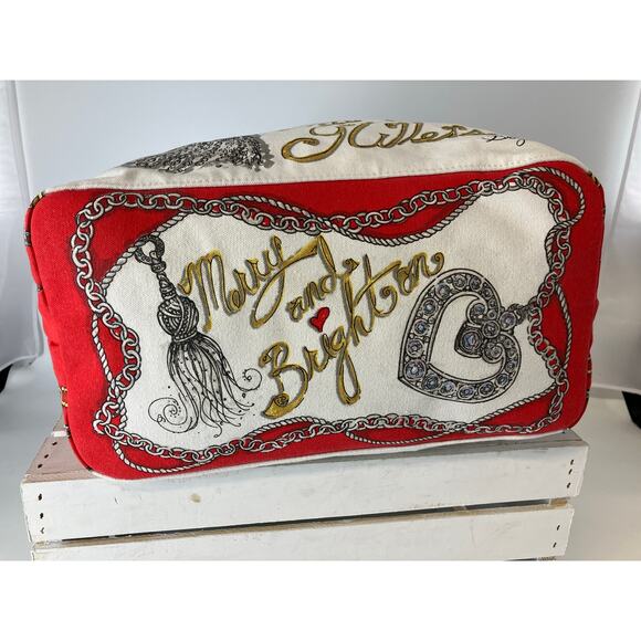 BRIGHTON (XXL) CANVAS WOMENS "ALL THAT GLITTER TOTE" - Picture 7 of 12